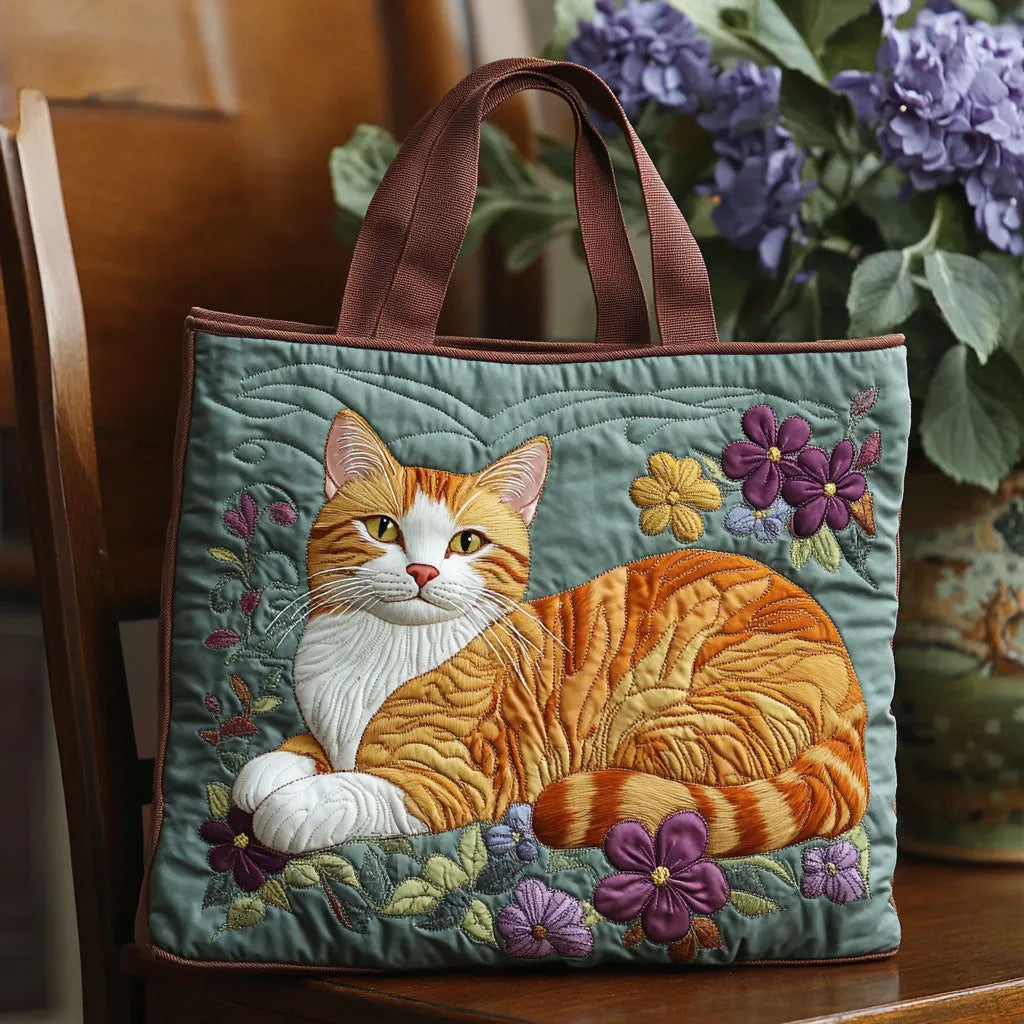 HANDMADE BAG - BROWN CAT