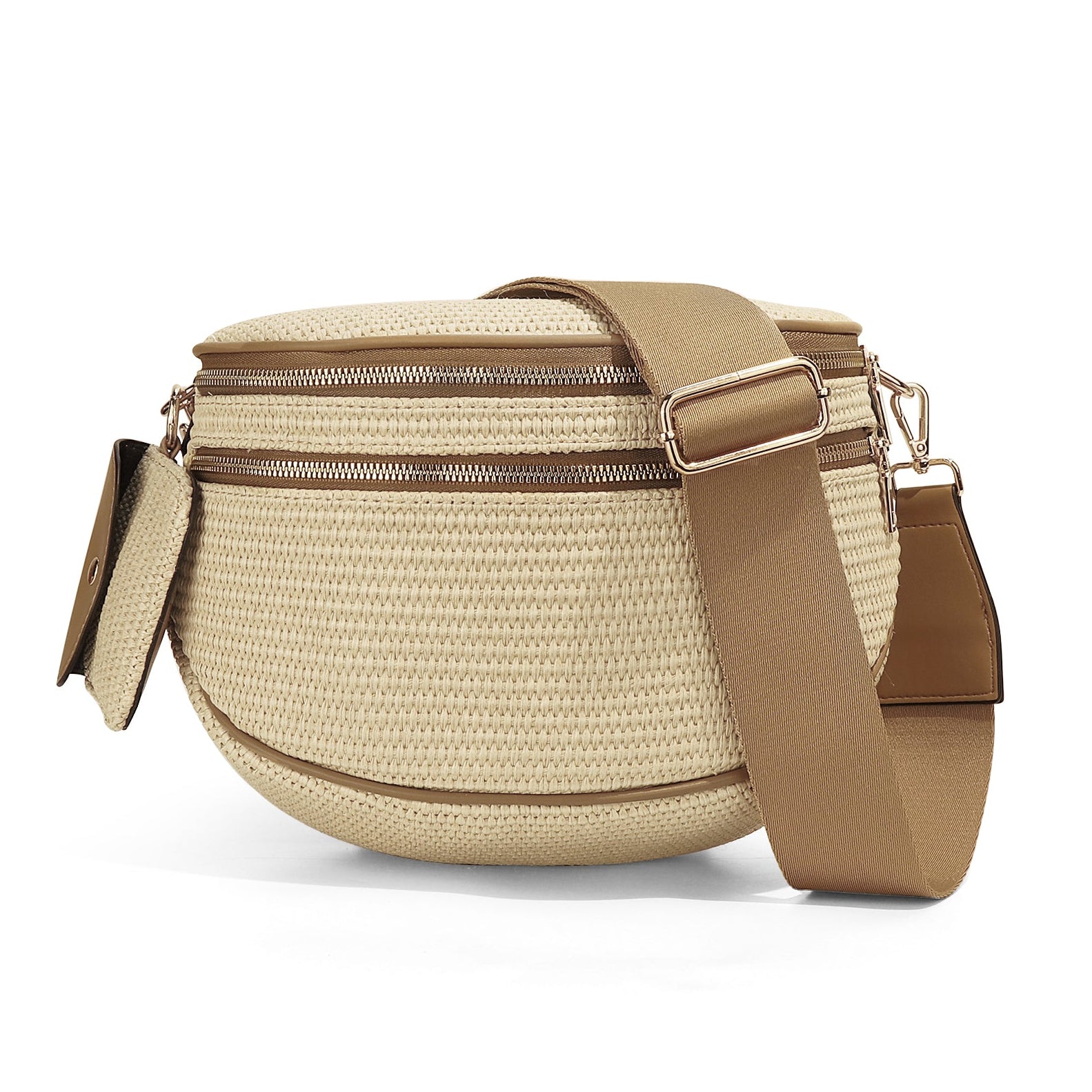 Olivia & Claire Checkered Crossbody Bum Bag