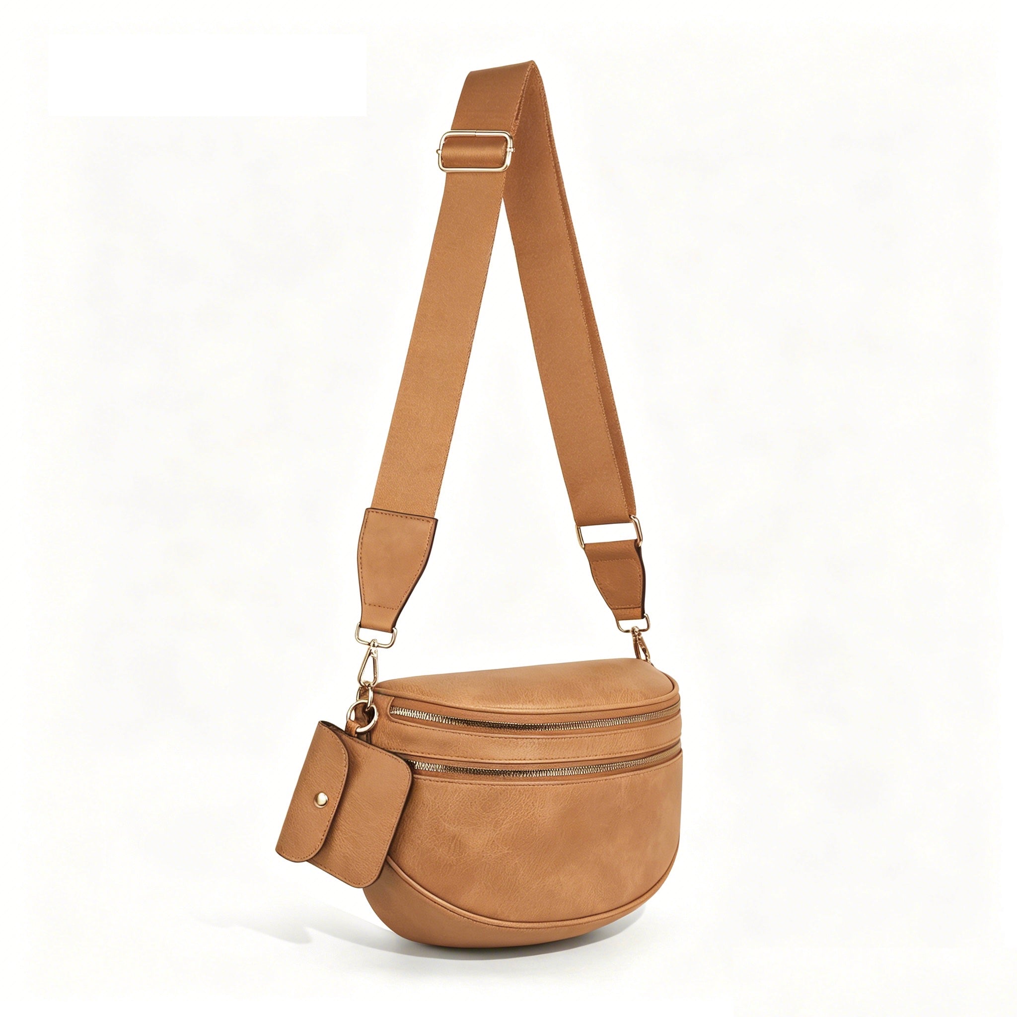 Olivia & Claire Checkered Crossbody Bum Bag