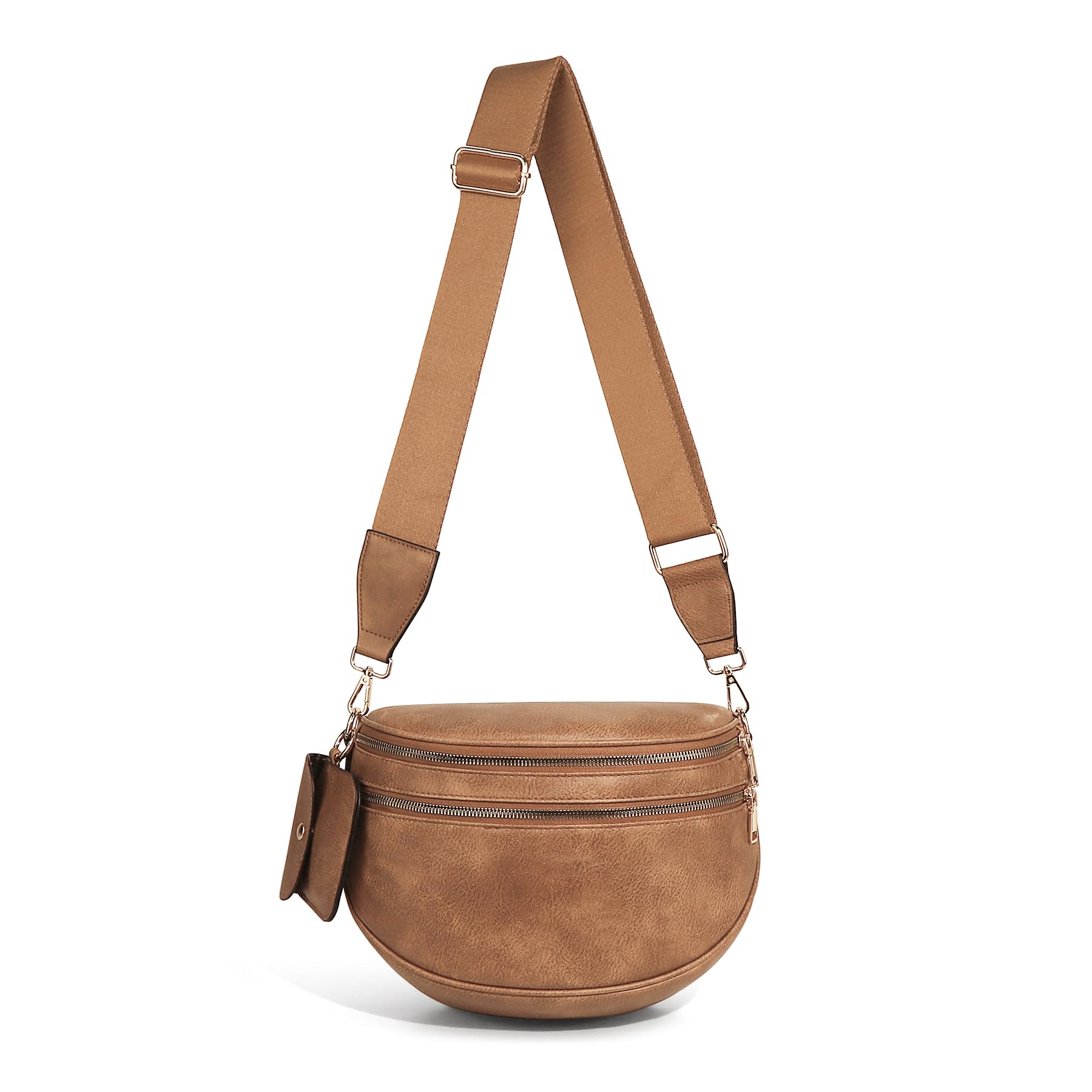 Olivia & Claire Checkered Crossbody Bum Bag
