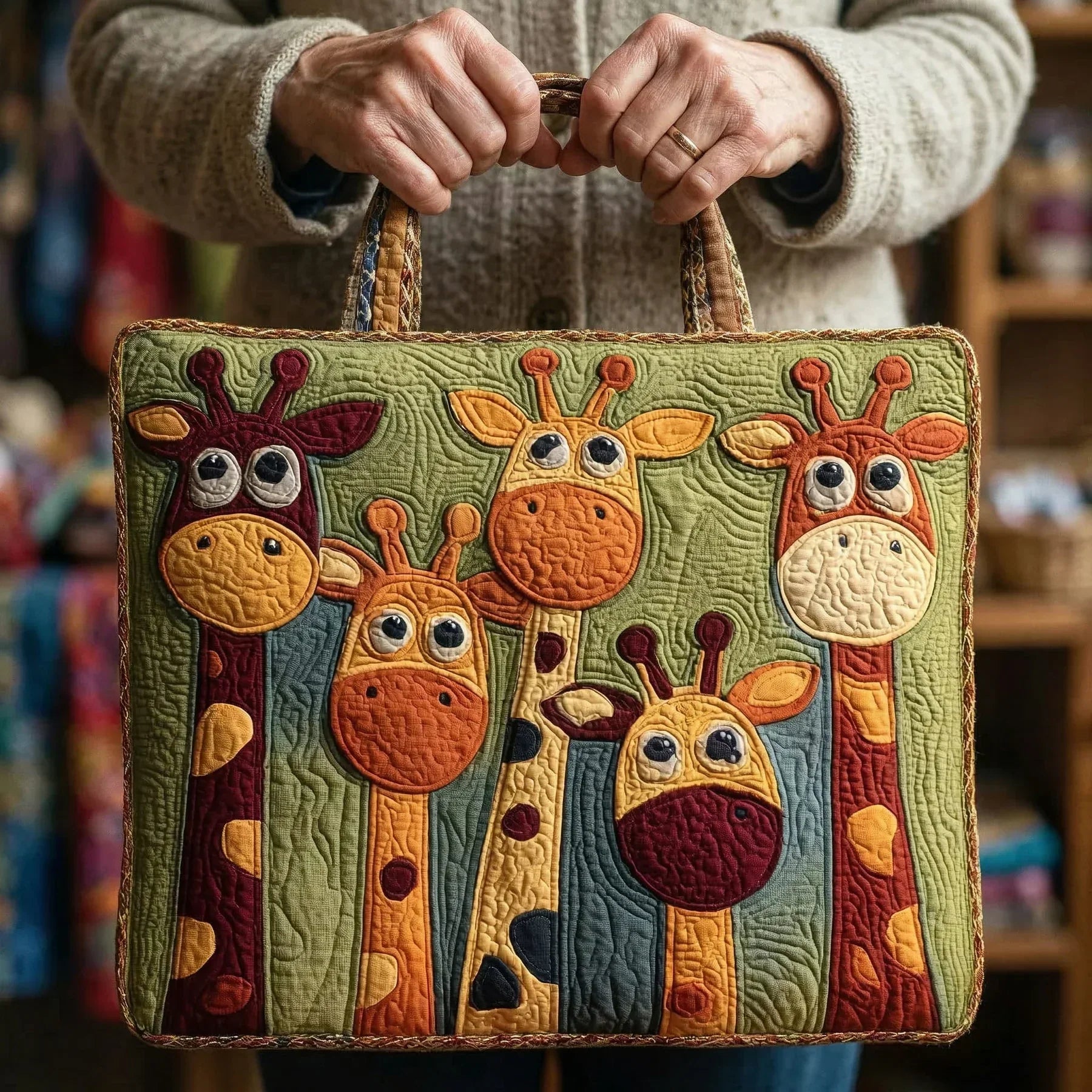 HANDMADE BAG - THE HAPPY GIRAFFE