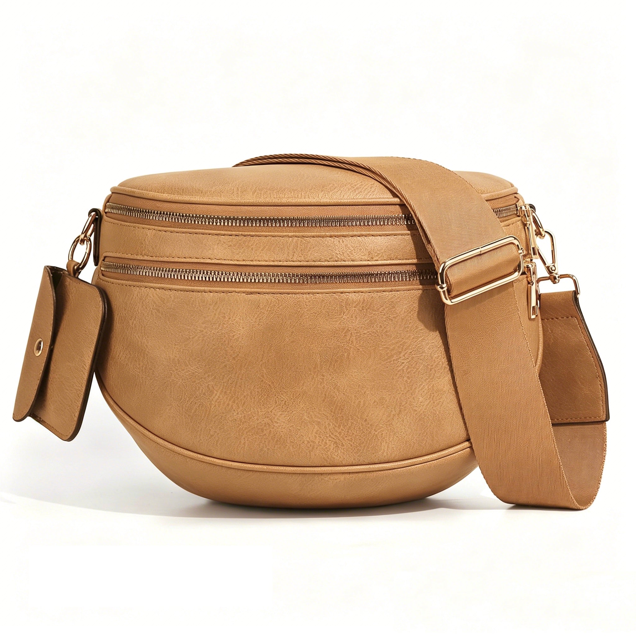 Olivia & Claire Checkered Crossbody Bum Bag