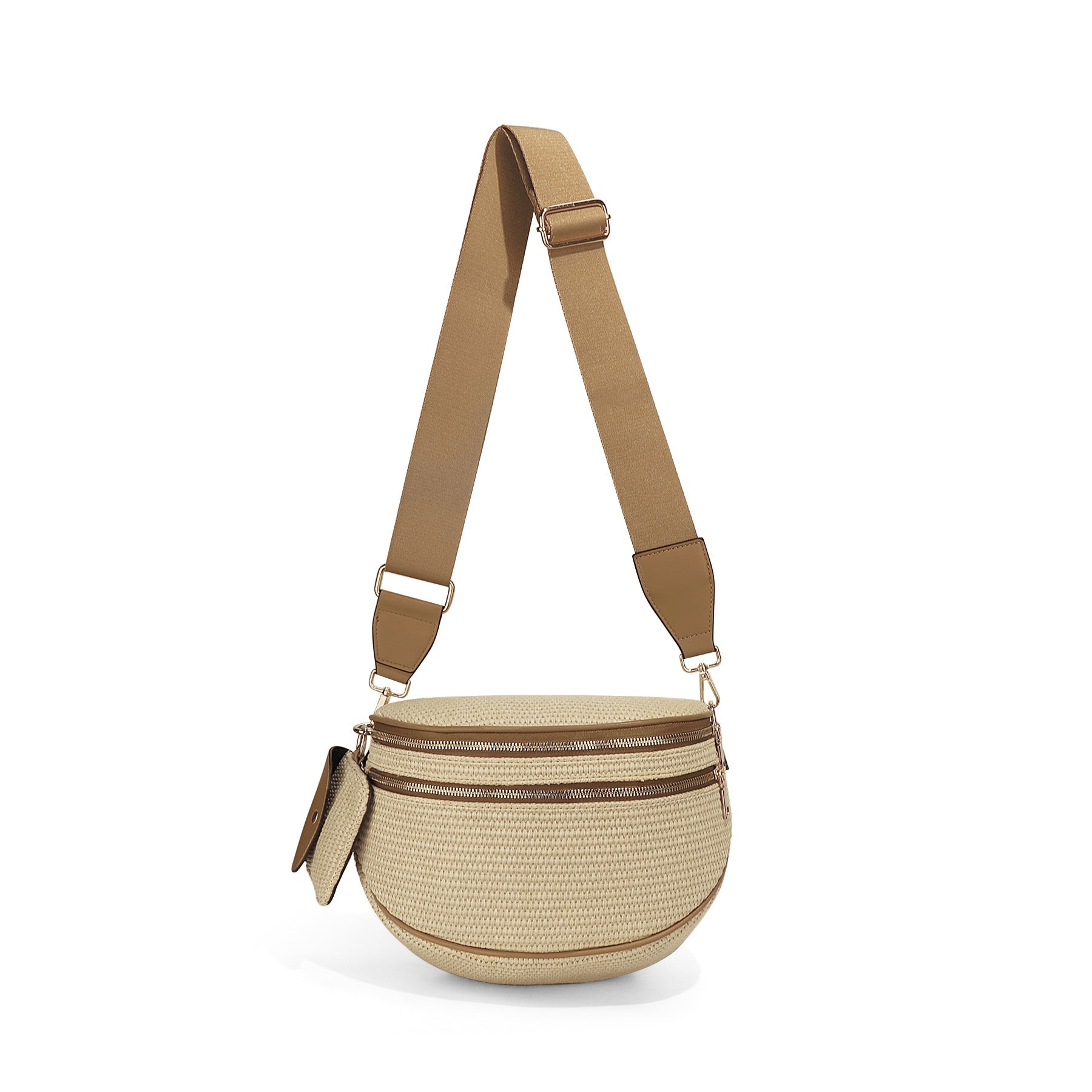Olivia & Claire Checkered Crossbody Bum Bag