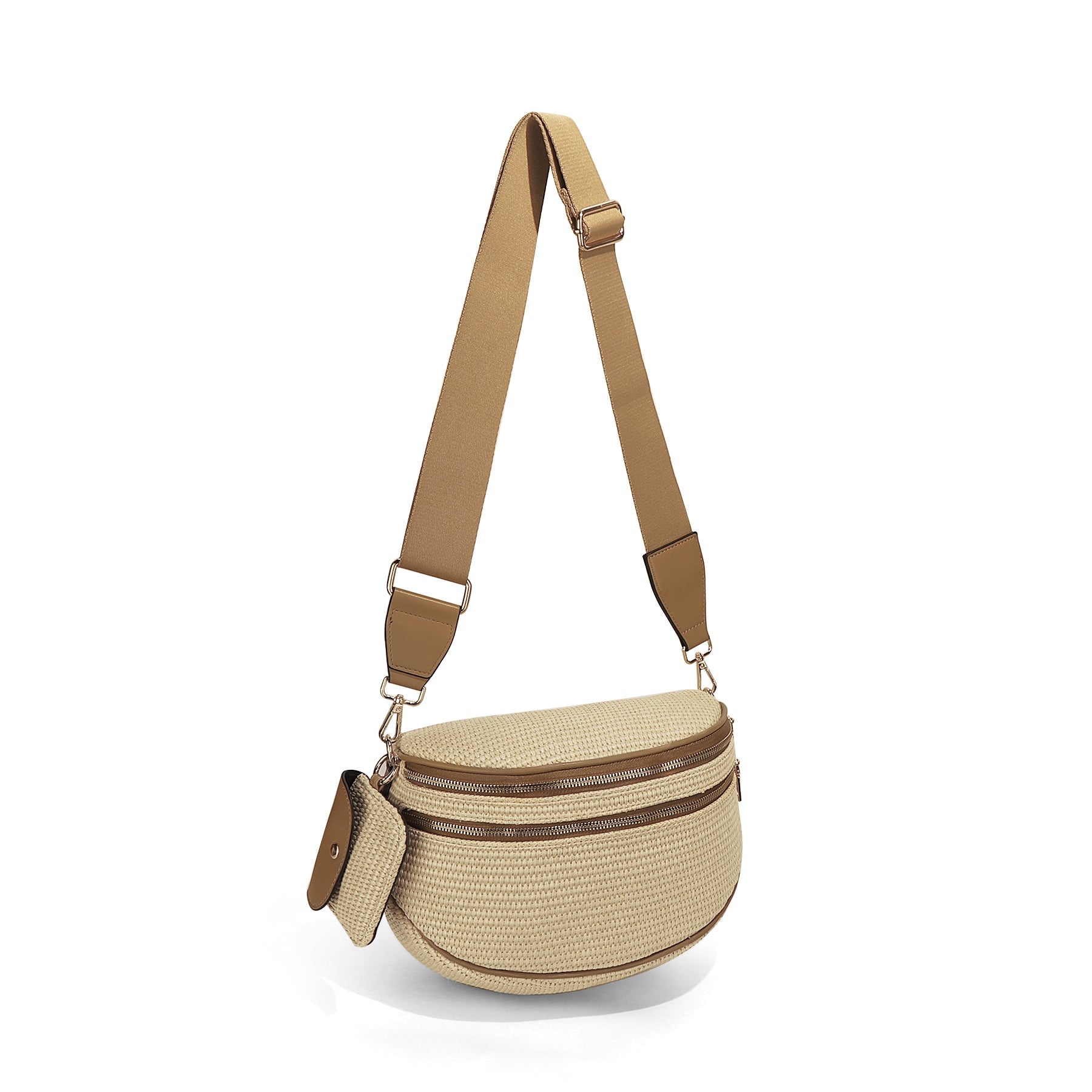 Olivia & Claire Checkered Crossbody Bum Bag