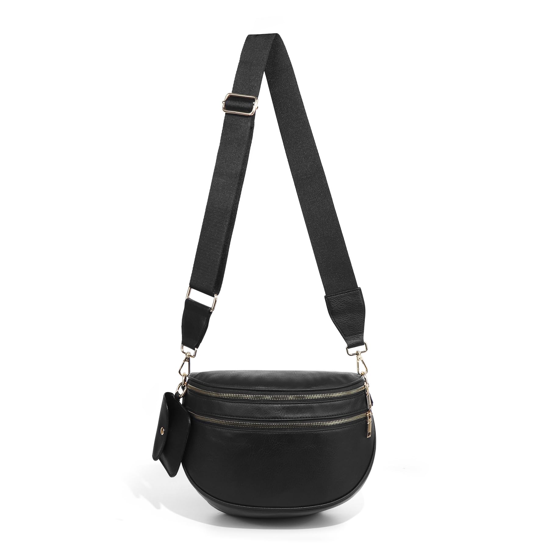 Olivia & Claire Checkered Crossbody Bum Bag