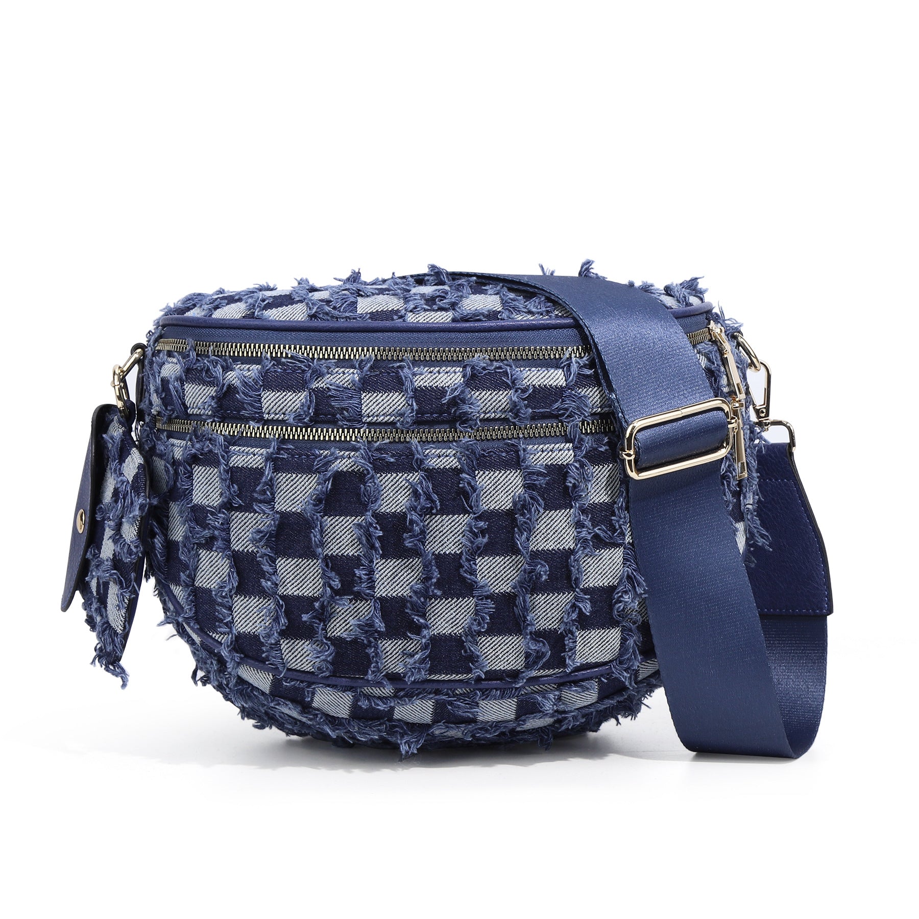 Olivia & Claire Checkered Crossbody Bum Bag