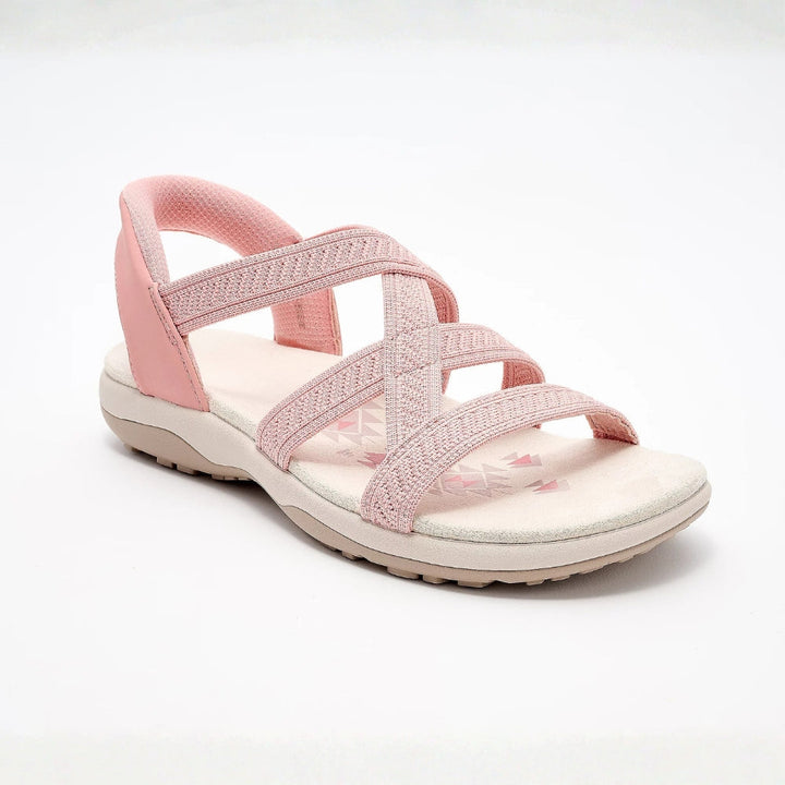 Reggae Knit Crossover Sandals – Slip On, Stay All Day