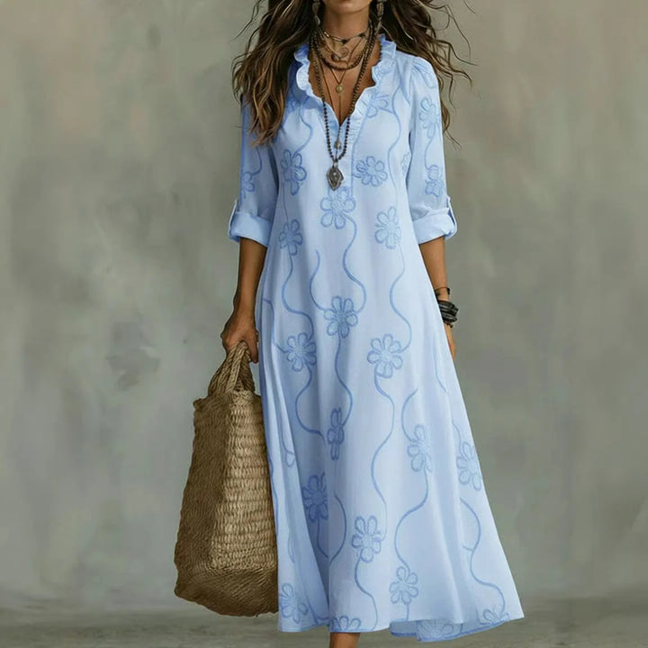 Sienna™ | Belly-Camouflaging Floral Summer Dress