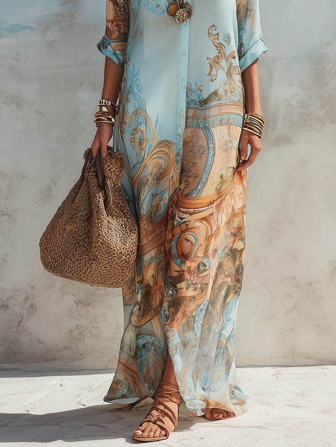 Cléo Kaftan Dress