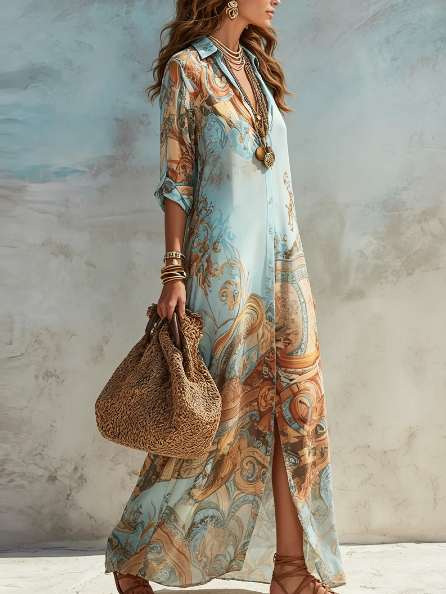 Cléo Kaftan Dress