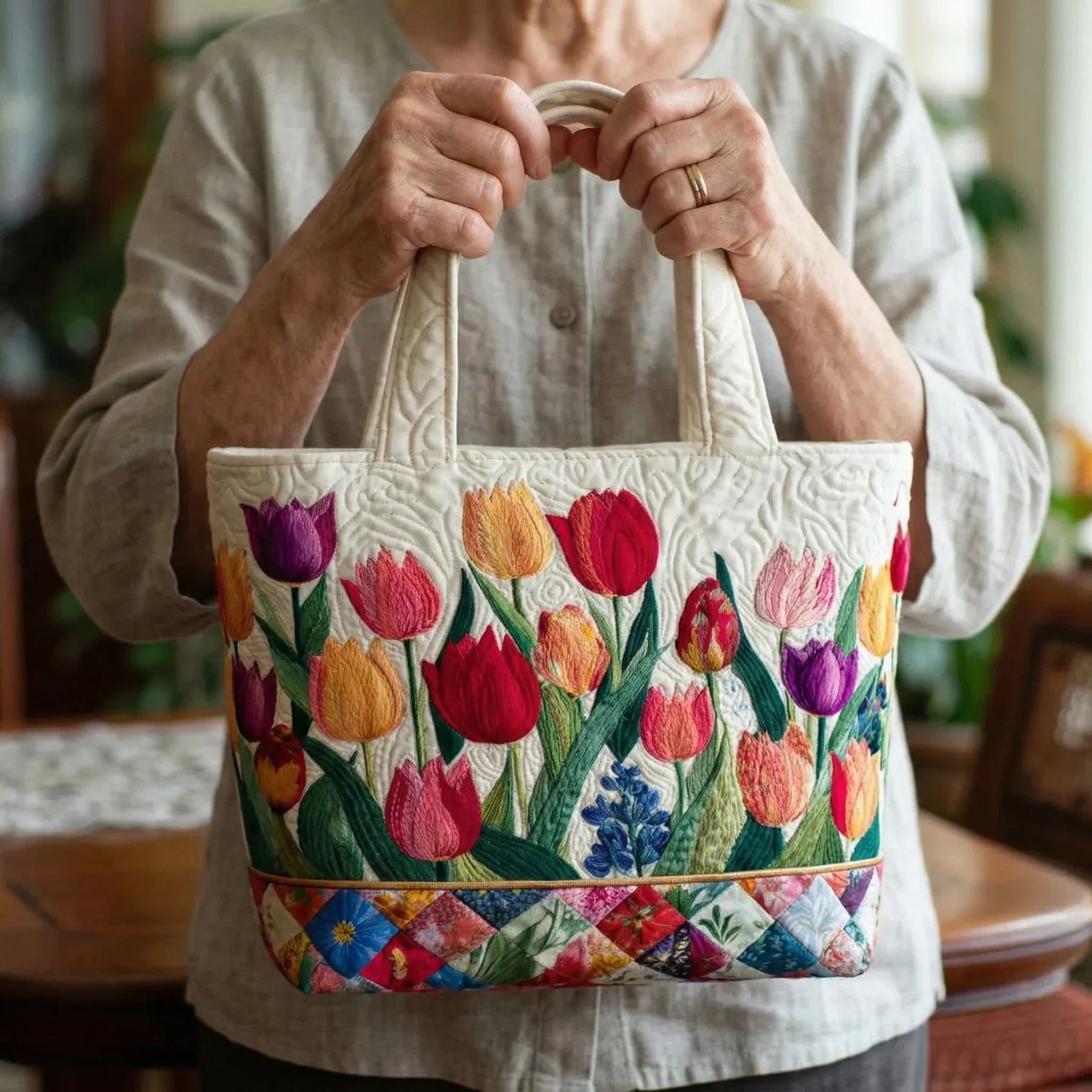 HANDMADE BAG - TULIPS